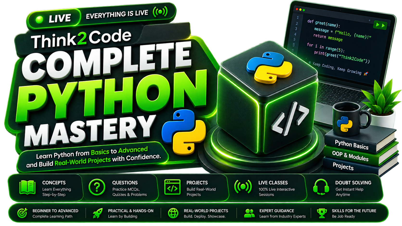 Think2Code Complete Python Mastery
