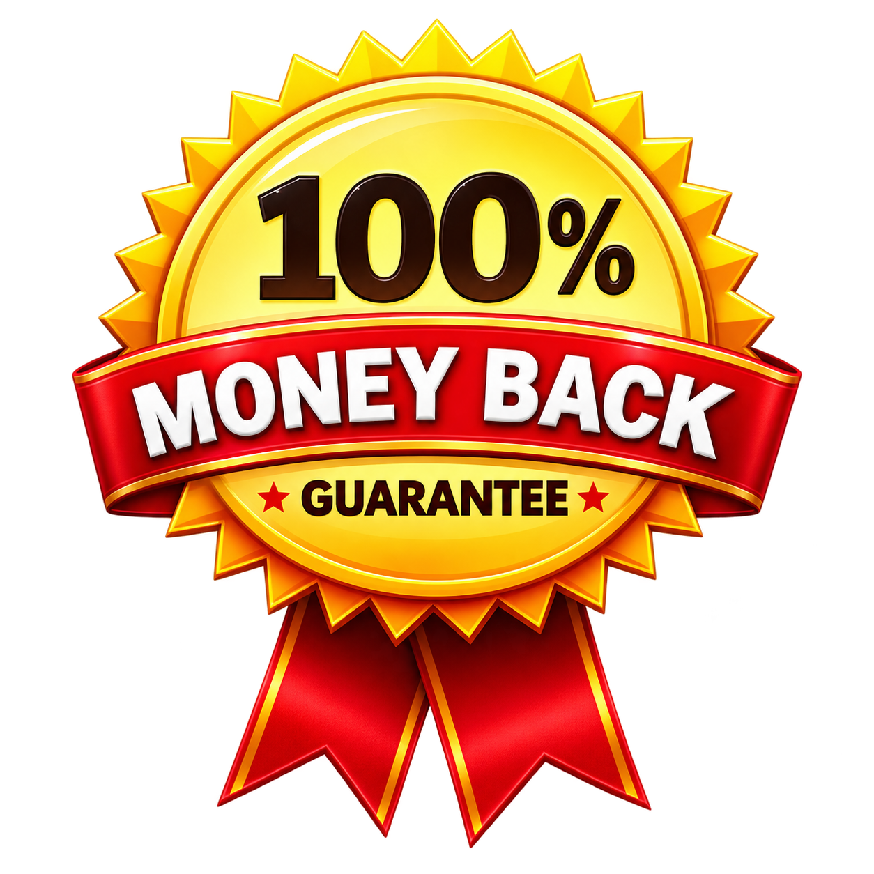 100% Money Back Guarantee